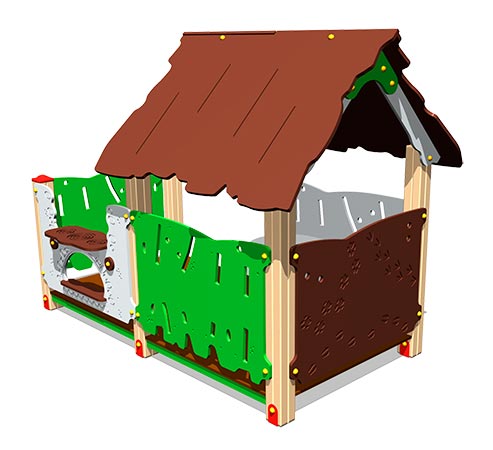 Домик «Хижина с печкой» ИМ112Z