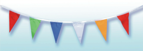 Флажная лента цветная 10м 11829