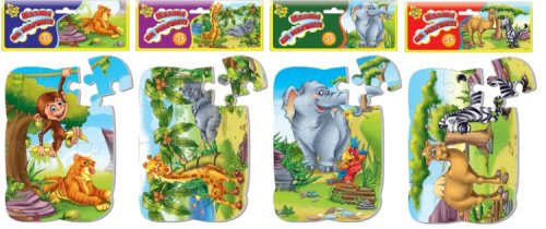 Комплект магнитных объемных пазлов Сафари  9656