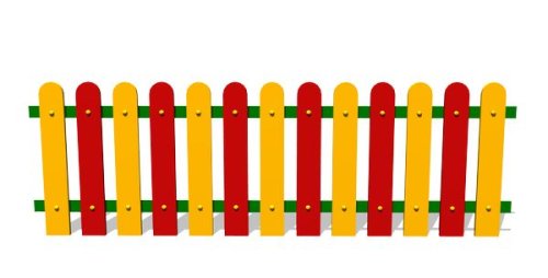 Ограждение детской площадки «Спектр» ОГД007Z