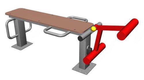 Уличный тренажер для мышц бедра Т071Z
