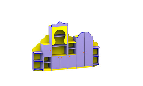 Стенка детская с плат.шкафом M-23