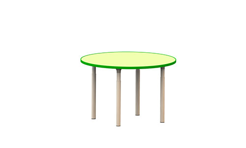 Стол круглый на рег. ножках       M-83-3