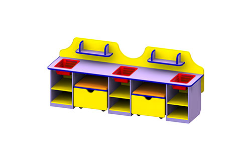 Дидактич.стол с пуф.без наполнения M-204-2