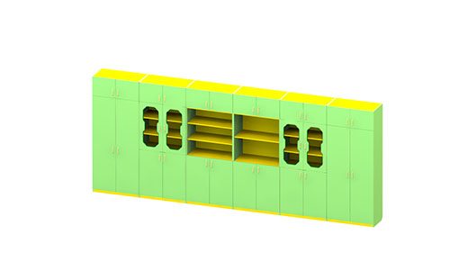 Стенка кабинетная M-101