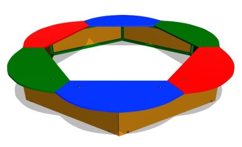 Детская песочница «Ромашка» П006Z