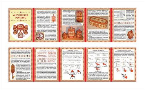 Папка-передвижка "Мезенская роспись" 16481