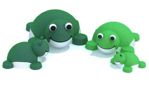 Резиновая фигура «Лягушка» для детских садов и площадок ТРФ009Z