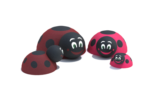 Резиновая фигура для детской площадки «Божья коровка» ТРФ040Z