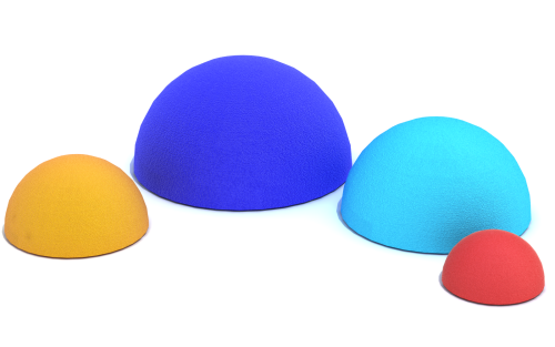 Уличная объемная фигура из резиновой крошки «Полусфера» ТРФ148Z