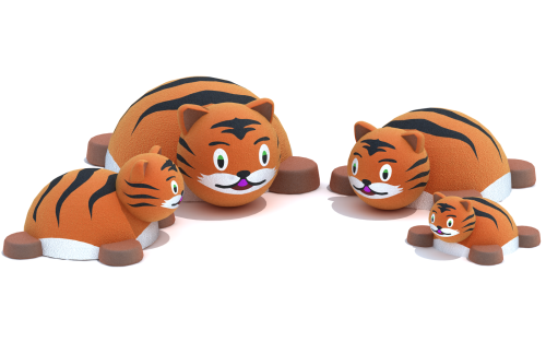 Уличная резиновая фигура «Тигренок» ТРФ080Z