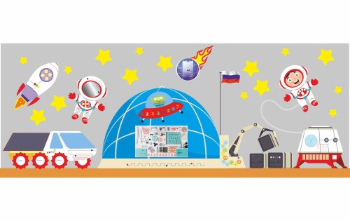 Декоративно-развивающая панель "Космос" 52786