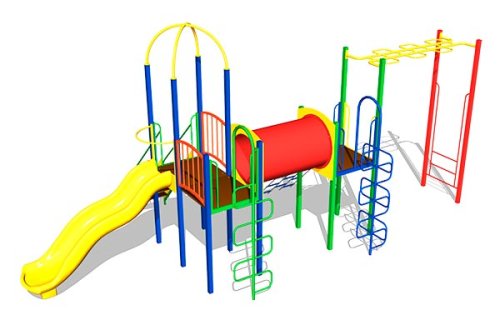 Детский игровой комплекс «Белый медведь» КД082Z