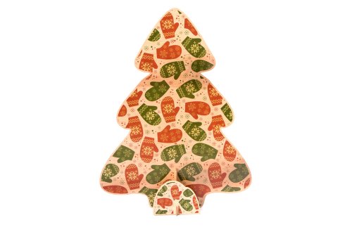 Ель Рождественская с варежками двусторонняя 37283