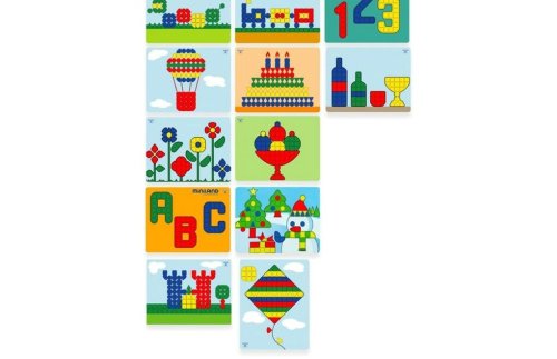 Набор картинок для мозаики «Гигант», 12 элементов 1-029И