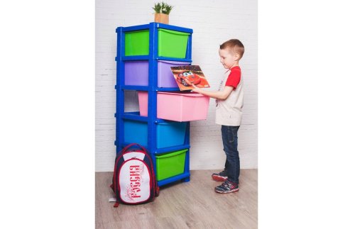 Система модульного хранения 5 секции 1-076И 