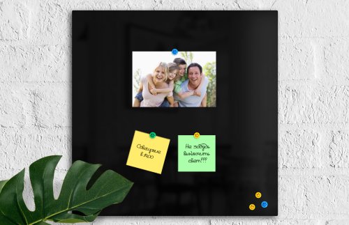 Магнитная панель 50х50 см черная 41410