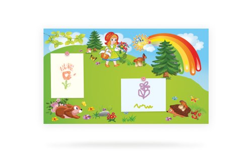 Магнитный стенд для детского сада "Красная шапочка" 15609М