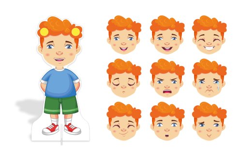 Методическое пособие "Изучаем эмоции" Мальчик 41630