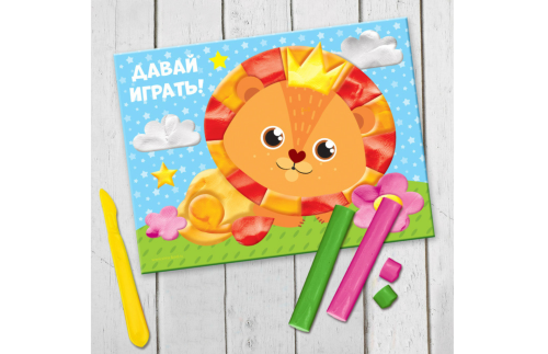 Аппликация пластилином "Давай играть!" 2765686С