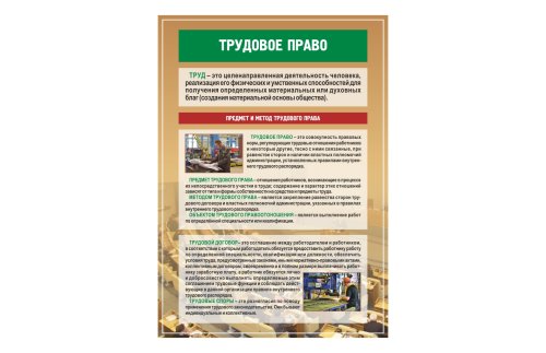 Стенд "Трудовое право" 41882