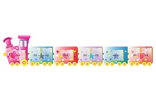 Стенд для детского сада "Паравозик" 41900