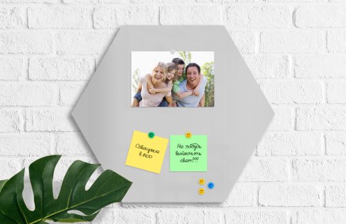 Базовая магнитная панель"Сота" 40х40 светло-серая 42090