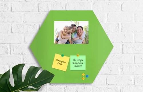 Базовая магнитная панель"Сота" 40х40 ярко-зеленая 41945