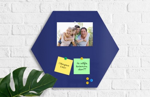 Базовая магнитная панель"Сота" 40х40  ультрамариновая 41948