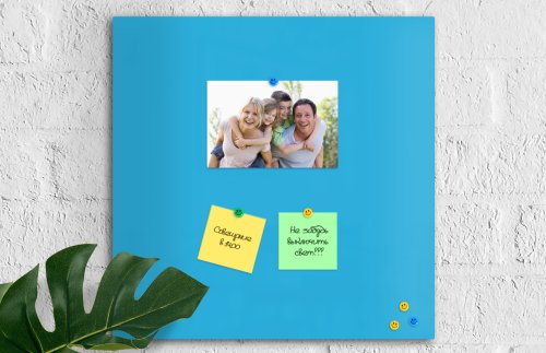 Магнитная панель 50х50 голубая 42205