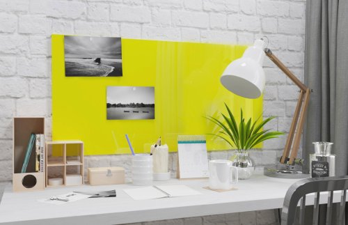 Магнитная панель 100х50 см лимонно-желтый 42327