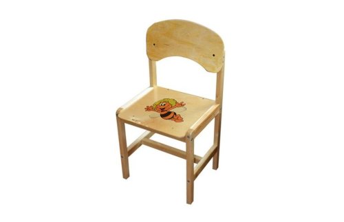 Стул "Ростишка" регулируемый с рисунком, массив, 1-3 гр Ростишка с рис 1-3