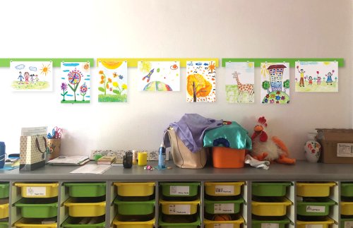 Комплект магнитных панелей для детских рисунков 44594