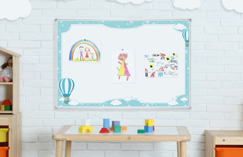 Наклейка для доски 70x50 cм “Весёлые Шары“ FS-105