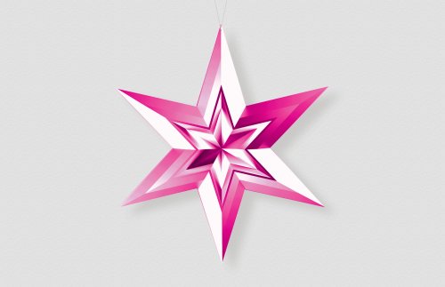 Звезда-в-звезде-розовый-металлик 46054