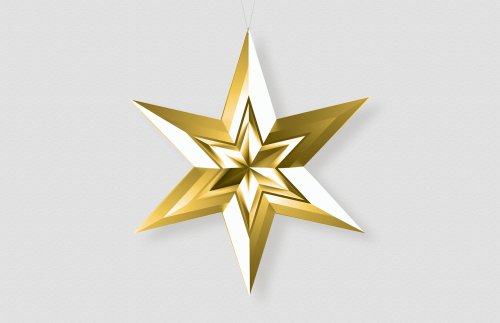 Звезда-в-звезде-золото 46052