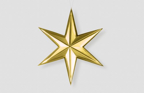 Звезда-остроконечная-золото 46058