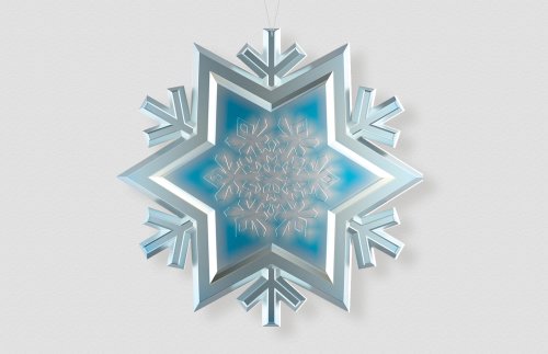 Снежинка-иней 46070