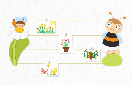 Галерейная система "Ромашка и шмель" 46359