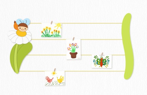 Галерейная система "Ромашка и пчела" 46374
