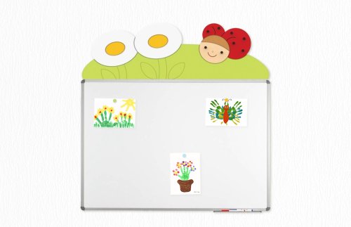 Декорация для магнитной доски 120х90см "Божья коровка" 46380