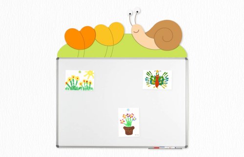 Декорация для магнитной доски 120х90см "Улитка" 46382