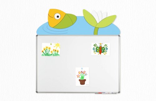 Декорация для магнитной доски 120х90см "Рыбка" 46385