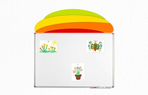 Декорация для магнитной доски 120х90см "Радужный восход" 46389