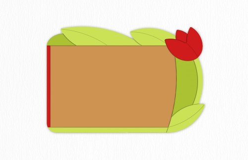 Пробковая доска "Тюльпан" 118x78 см 46484