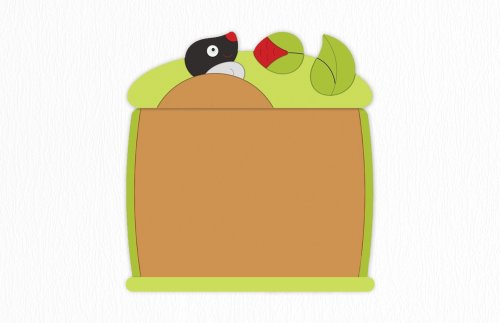 Пробковая доска "Крот" 118х116 см 46506