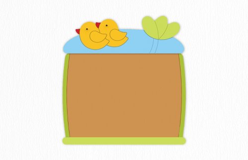 Пробковая доска "Утки" 118х116 см 46509