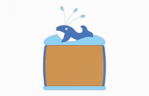 Пробковая доска "Кит" 118х116 см 46510