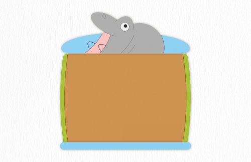 Пробковая доска "Бегемот" 118х116 см 46513