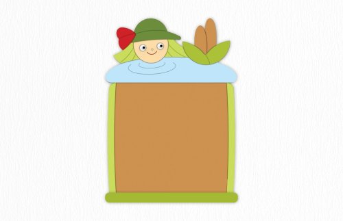 Пробковая доска "Водяной" 78х109 см 46521